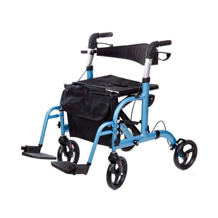 WALKER ALİMİNYUM ROLLATOR LÜX MAVİ